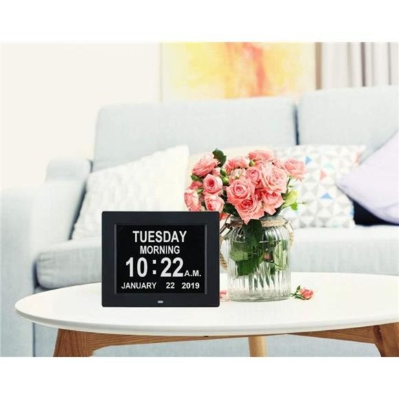 2023 New Clock with Day and Date for Elderly-Digital Clock Large Display - Picture 4 of 5